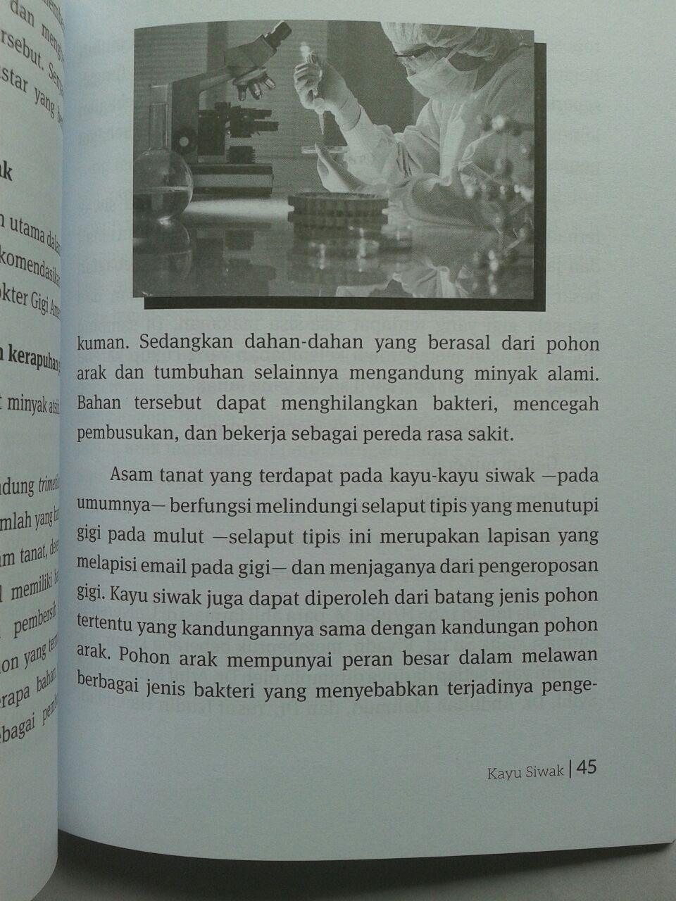 Buku Kayu Siwak Lebih Dari Sekedar Odol Dan Sikat gigi isi