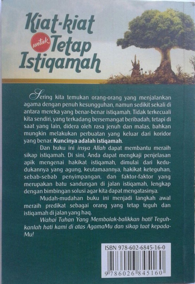 Buku Kiat Kiat Untuk Tetap Istiqamah cover 2