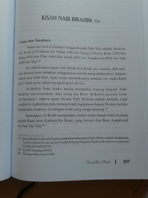 Buku Kisah Para Nabi isi 2
