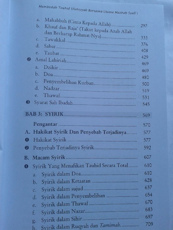 Buku Membedah Kitab Tauhid Uluhiyyah Bersama Ulama Mazhab Syafi'i isi 2