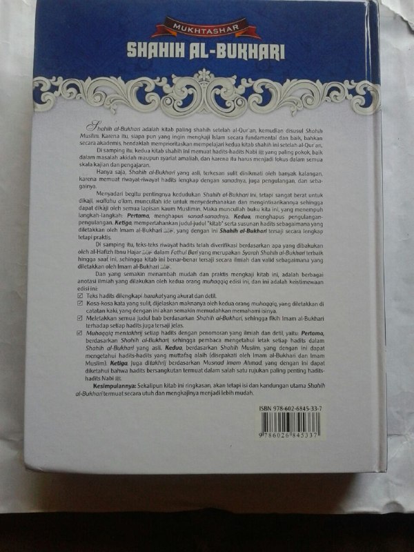 Buku Mukhtashar Shahih Al-Bukhari cover 2