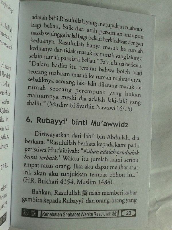Buku Saku Kehebatan Shahabat Wanita Rasulullah isi