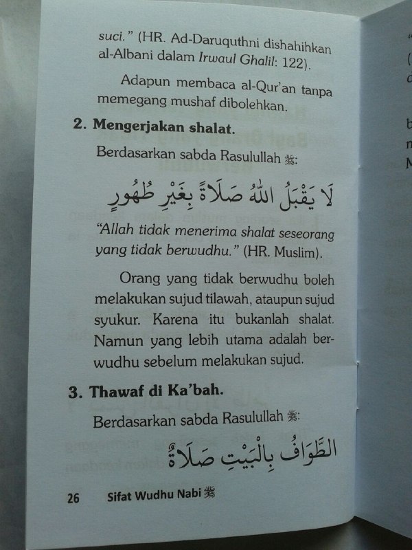 Buku Saku Sifat Wudhu Nabi isi 2
