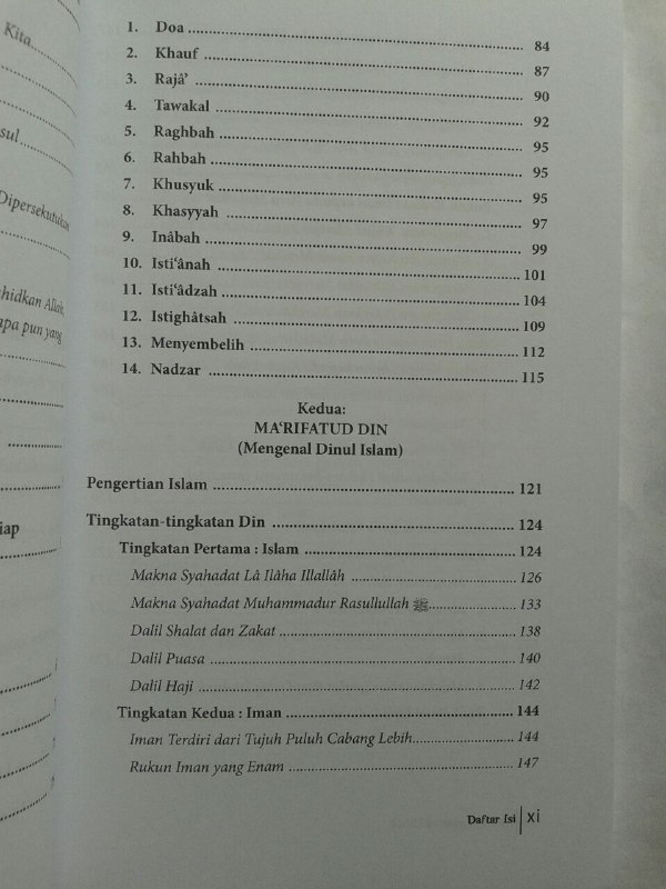 Buku Syarah Tsalatsatul Ushul Mengenal Allah Rasul Dinul Islam isi 2