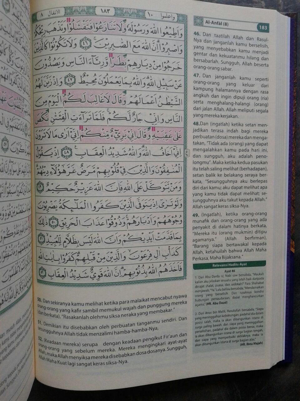 Al-Qur'an Dan Terjemah Dilengkapi Panduan Waqaf Dan Ibtida isi 2