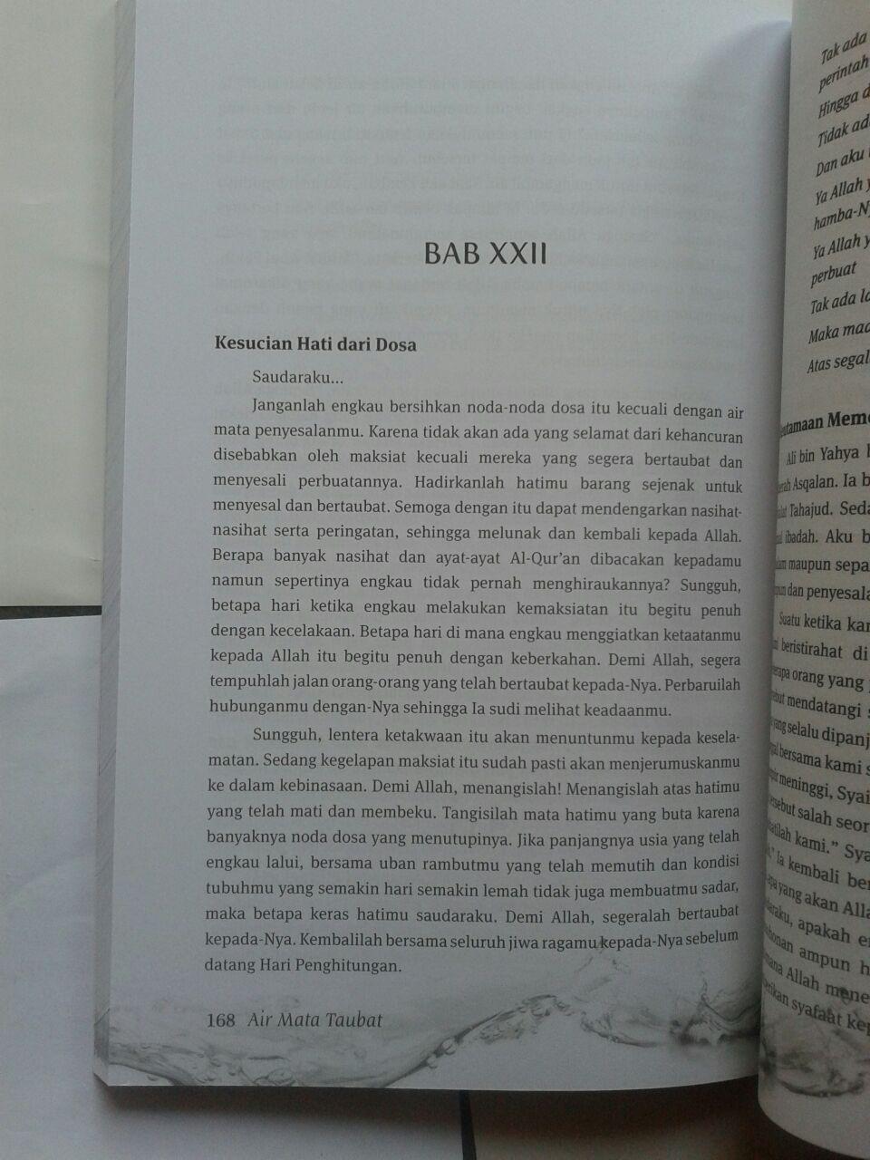 Buku Air Mata Taubat Nasihat-Nasihat Pelembut Jiwa isi