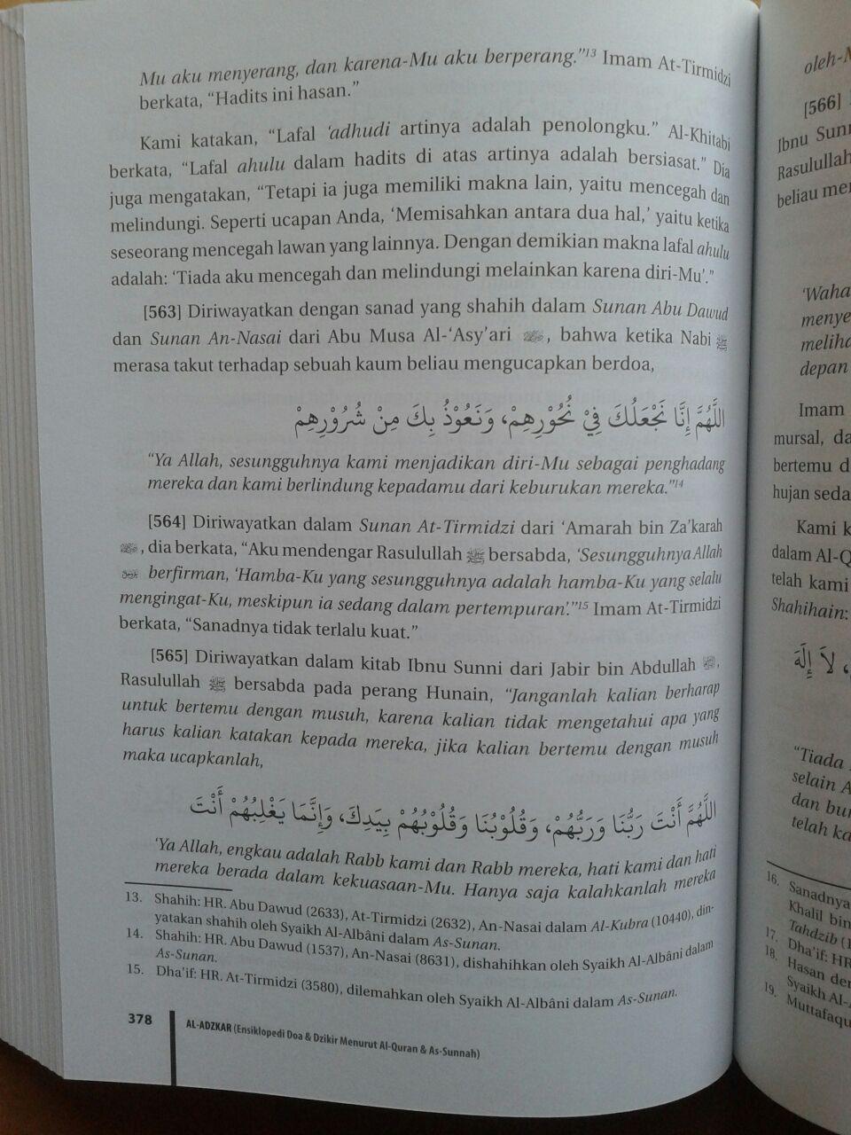 Buku Al-Adzkar Ensiklopedi Dzikir Dan Doa isi
