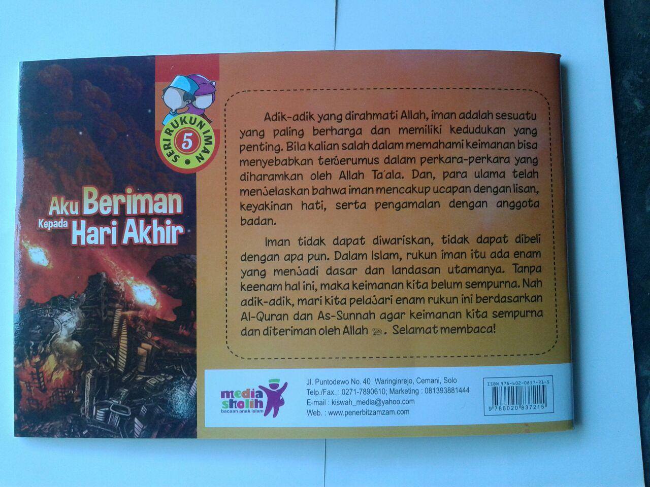 Buku Anak Aku Beriman Kepada Hari Akhir cover 2