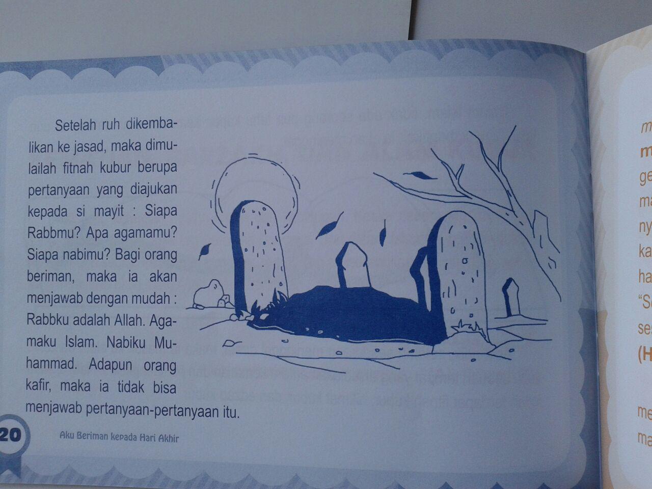 Buku Anak Aku Beriman Kepada Hari Akhir isi 3
