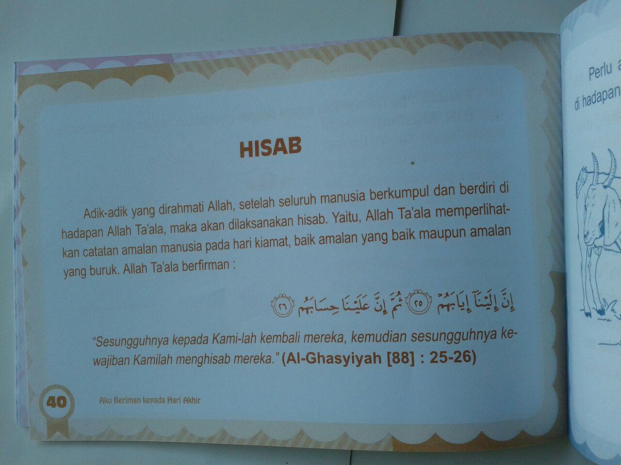 Buku Anak Aku Beriman Kepada Hari Akhir isi 5