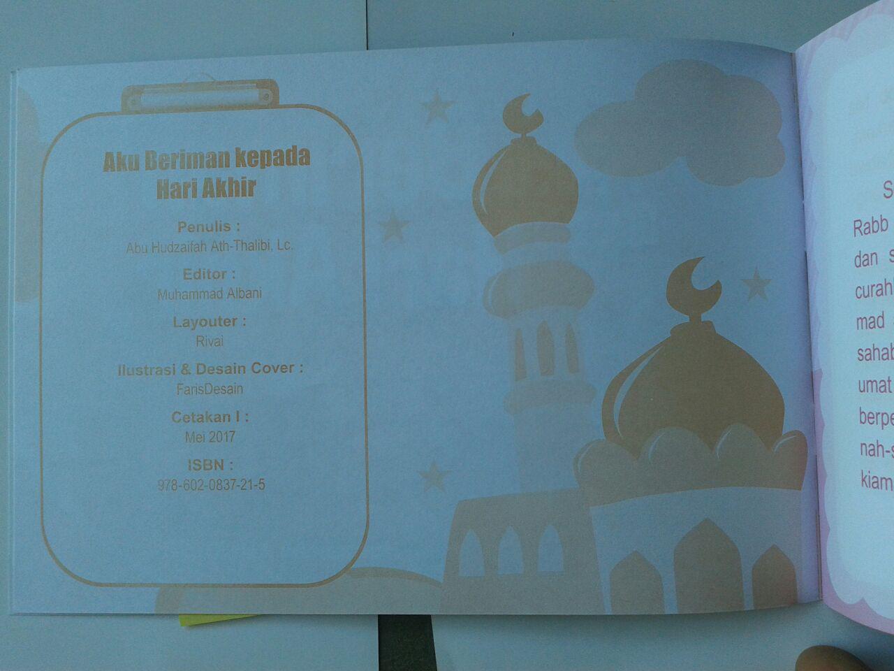 Buku Anak Aku Beriman Kepada Hari Akhir isi
