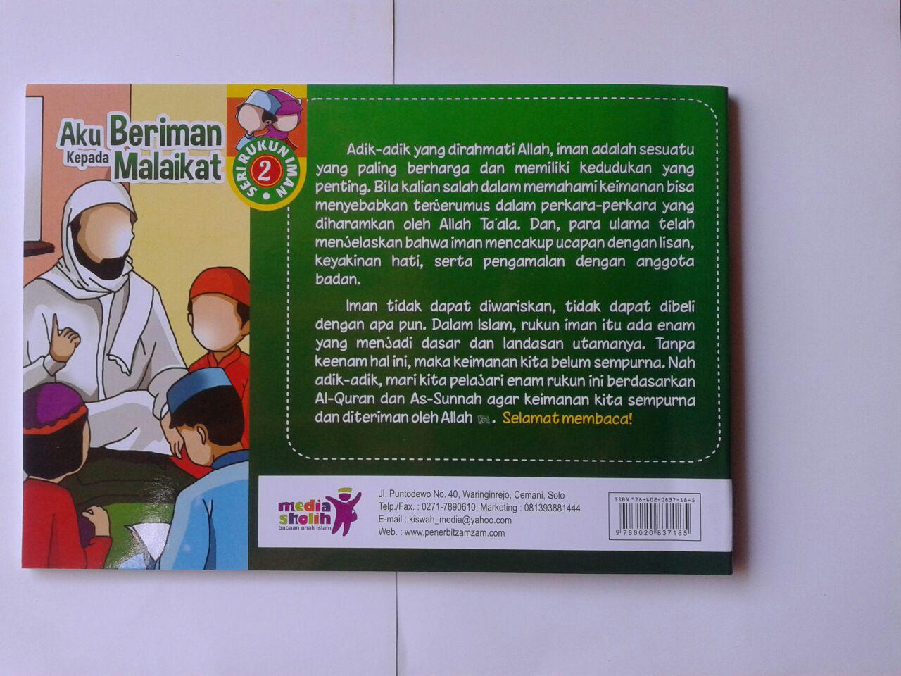 Buku Anak Aku Beriman Kepada Malaikat cover 2