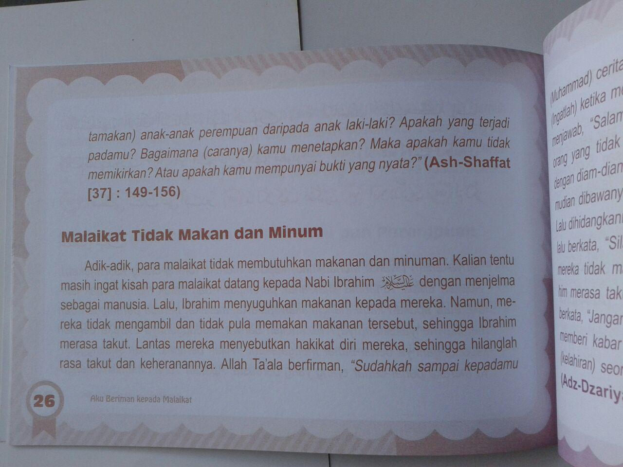 Buku Anak Aku Beriman Kepada Malaikat isi2