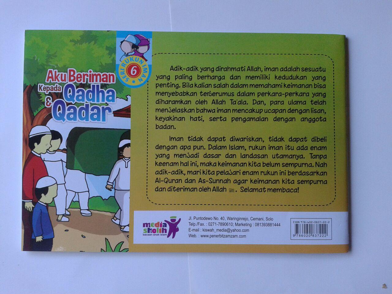 Buku Anak Aku Beriman Kepada Qadha Dan Qadar cover 2