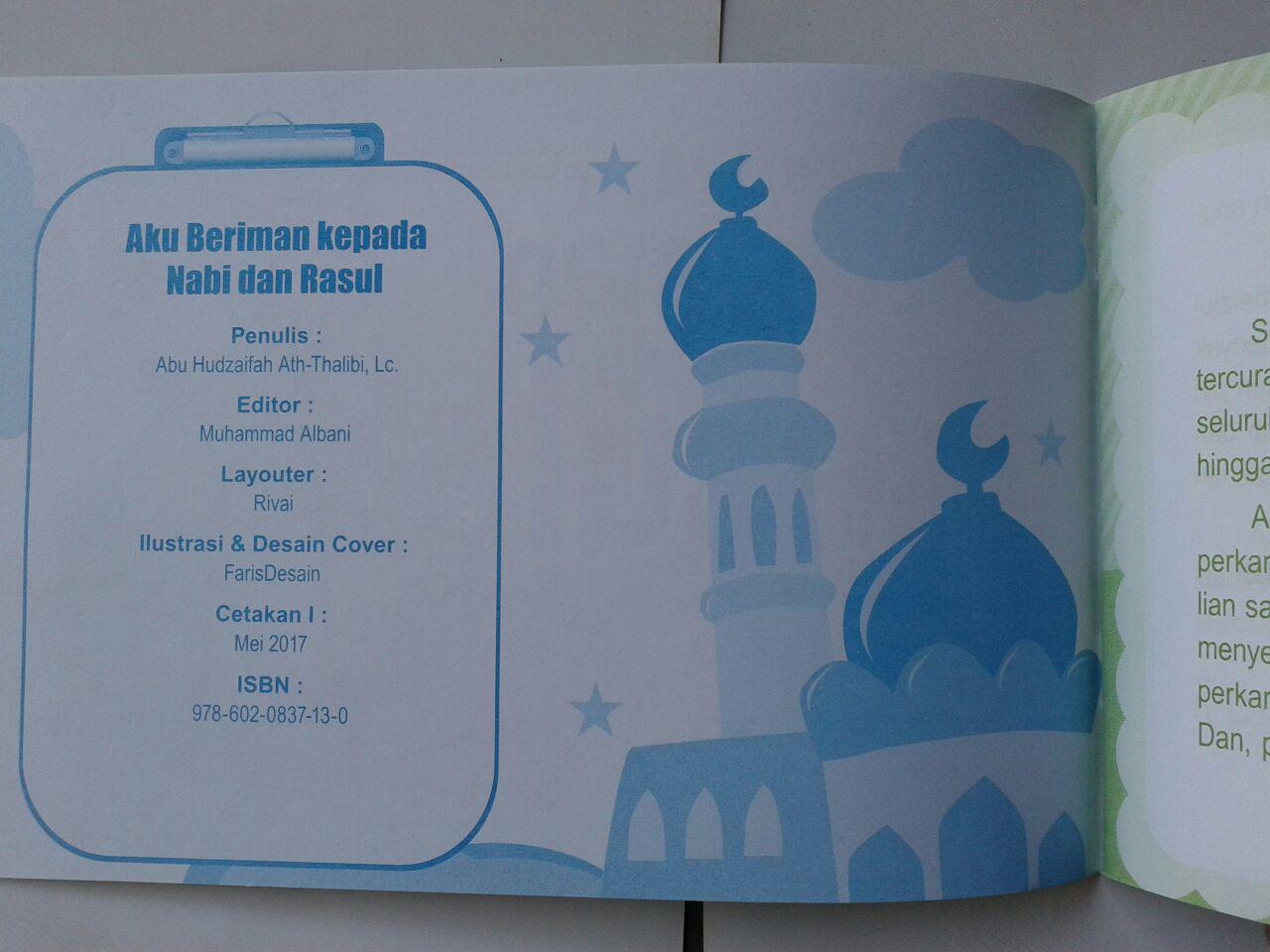 Buku Anak Aku Beriman Kepada Rasul isi 3