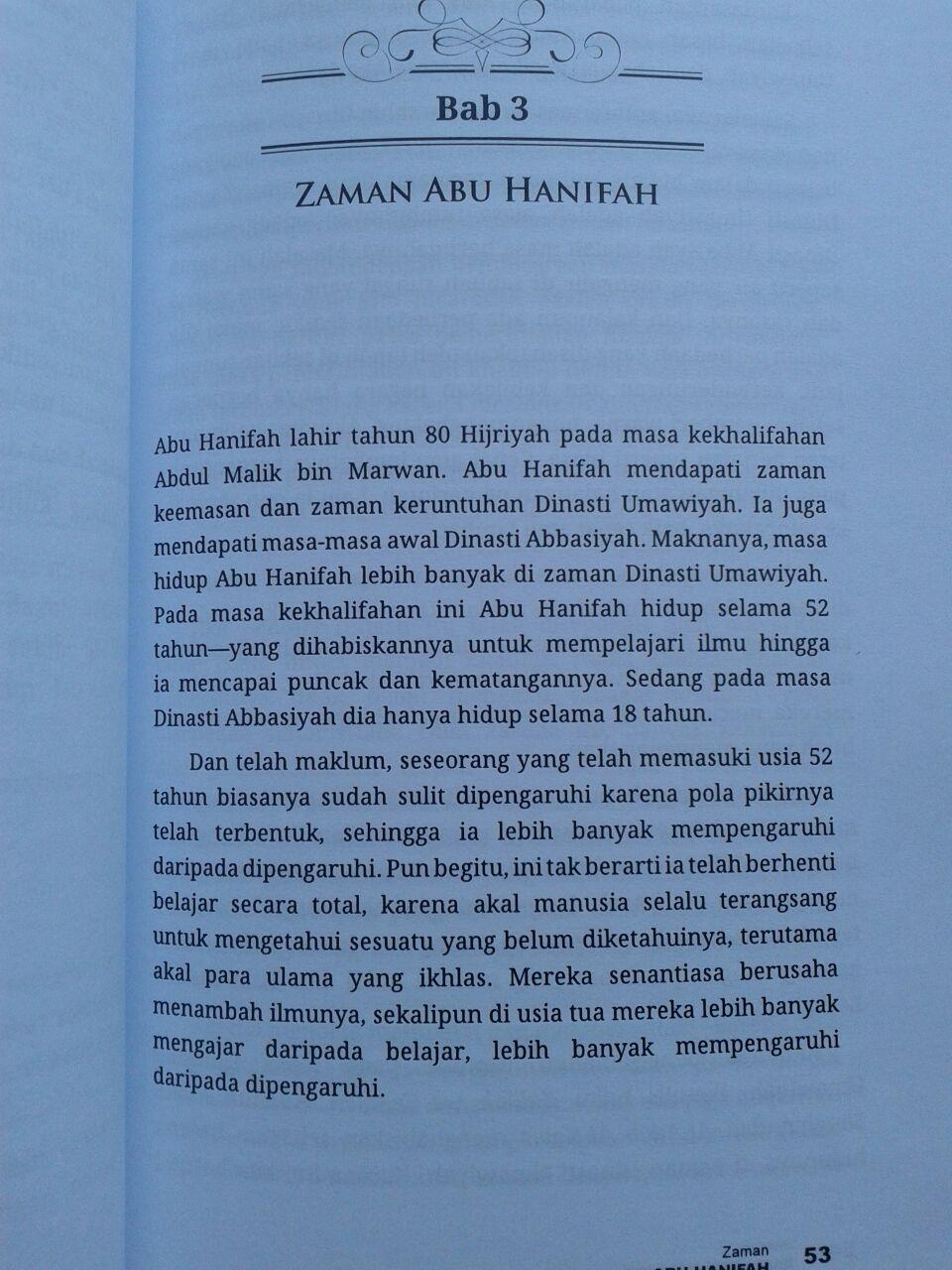 Buku Biografi Imam Abu Hanifah isi