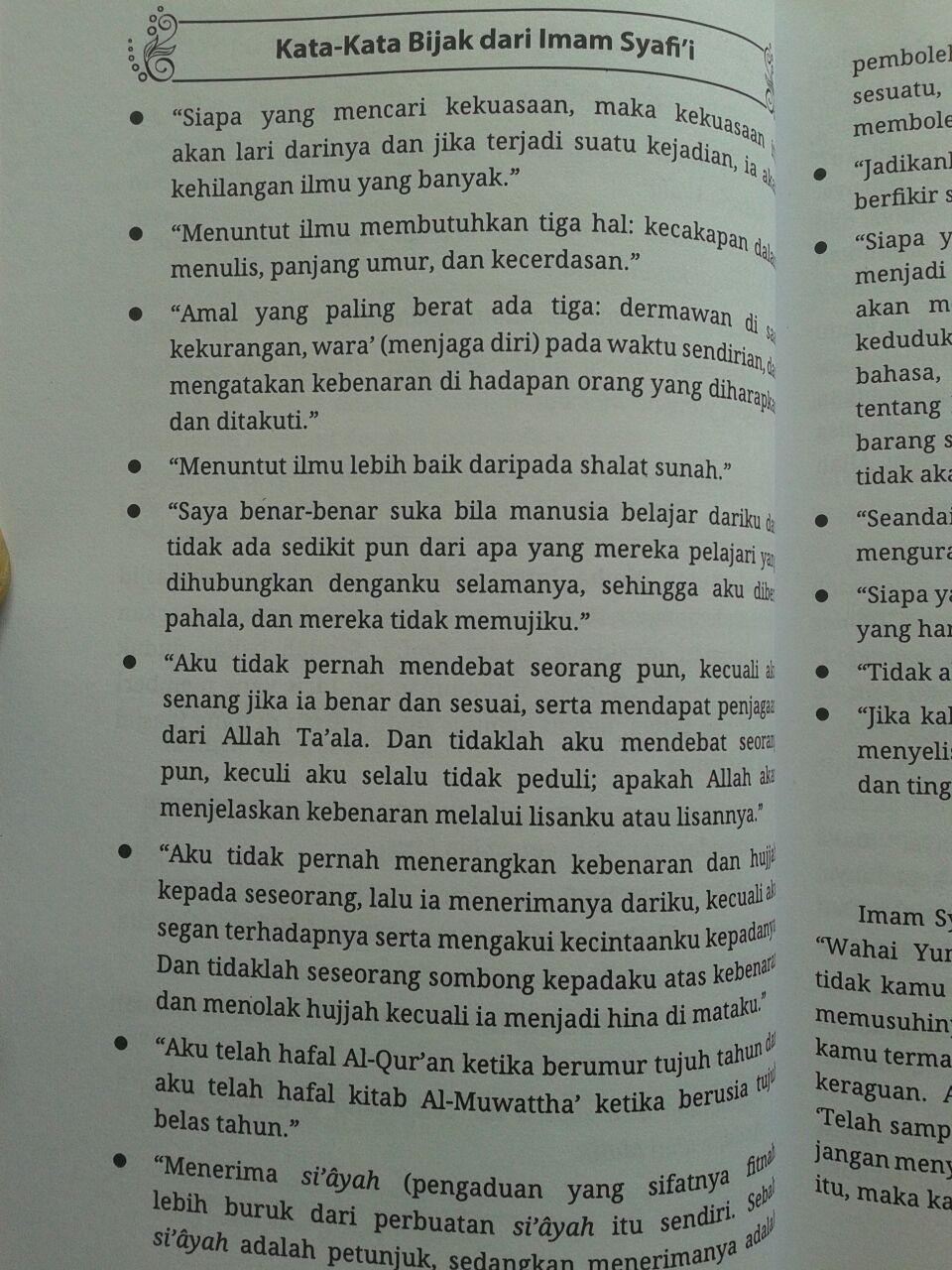 Buku Biografi Imam Asy-Syafi'i isi 2