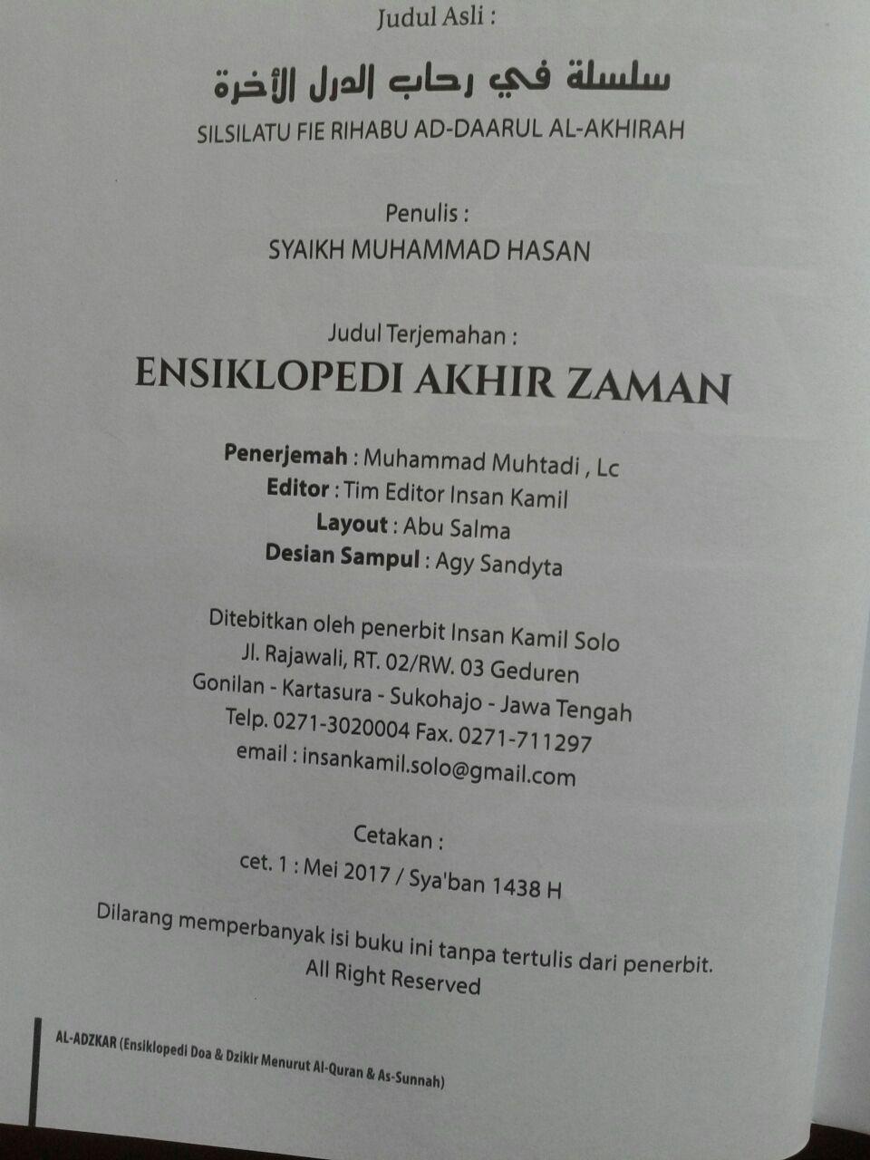 Buku Ensiklopedi Akhir Zaman isi 4