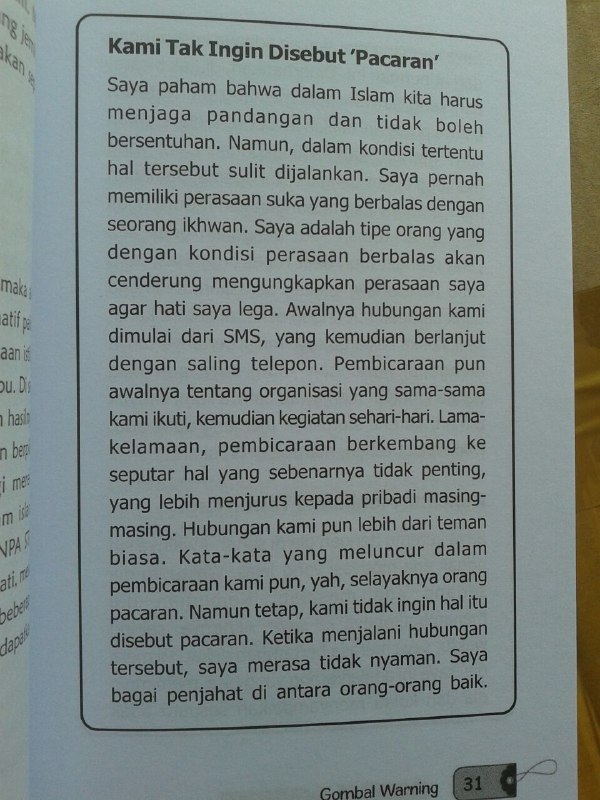 Buku Gombal Warning isi 2