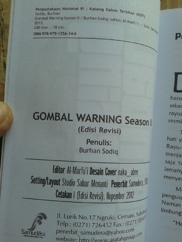 Buku Gombal Warning isi 5