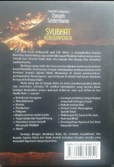 Buku Jawaban-Jawaban Ilmiah Sederhana Terhadap Syubhat Kontemporer cover 2