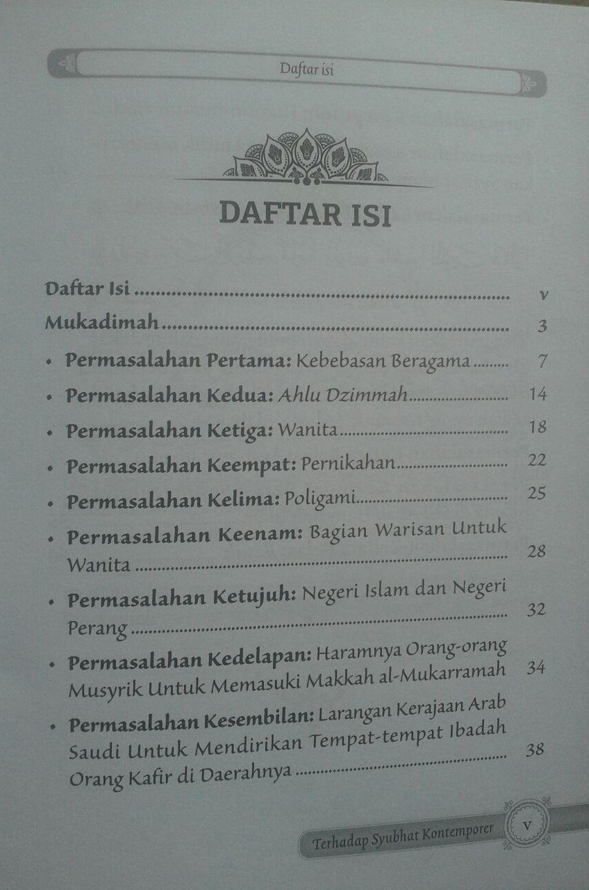 Buku Jawaban-Jawaban Ilmiah Sederhana Terhadap Syubhat Kontemporer isi 3