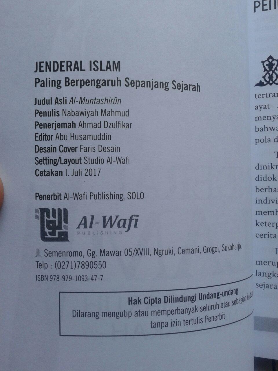 Buku Jenderal Islam Paling Berpengaruh Sepanjang Sejarah isi 5