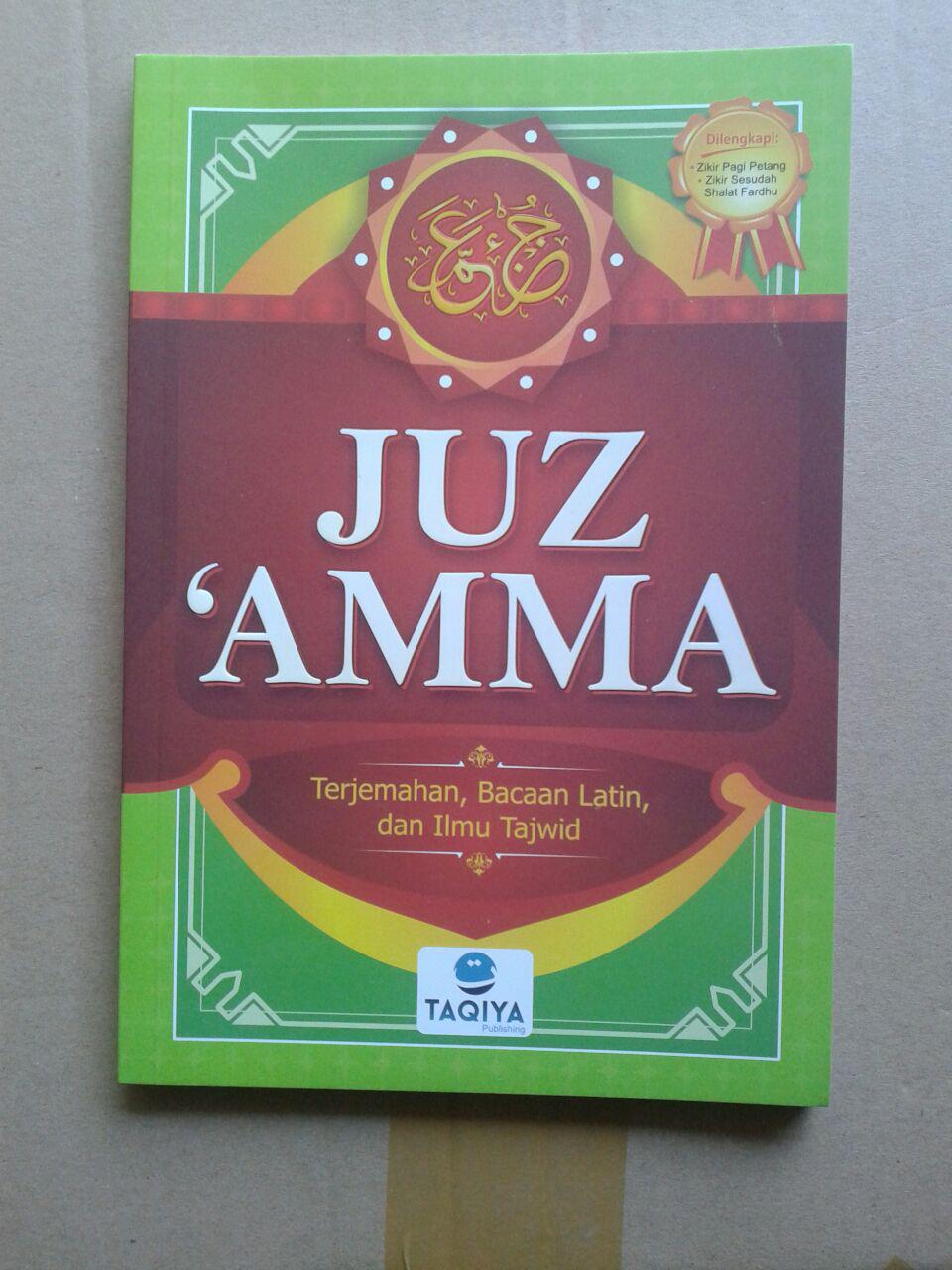 Buku Juz Amma Terjemahan Bacaan Latin Dan Ilmu Tajwid cover 2