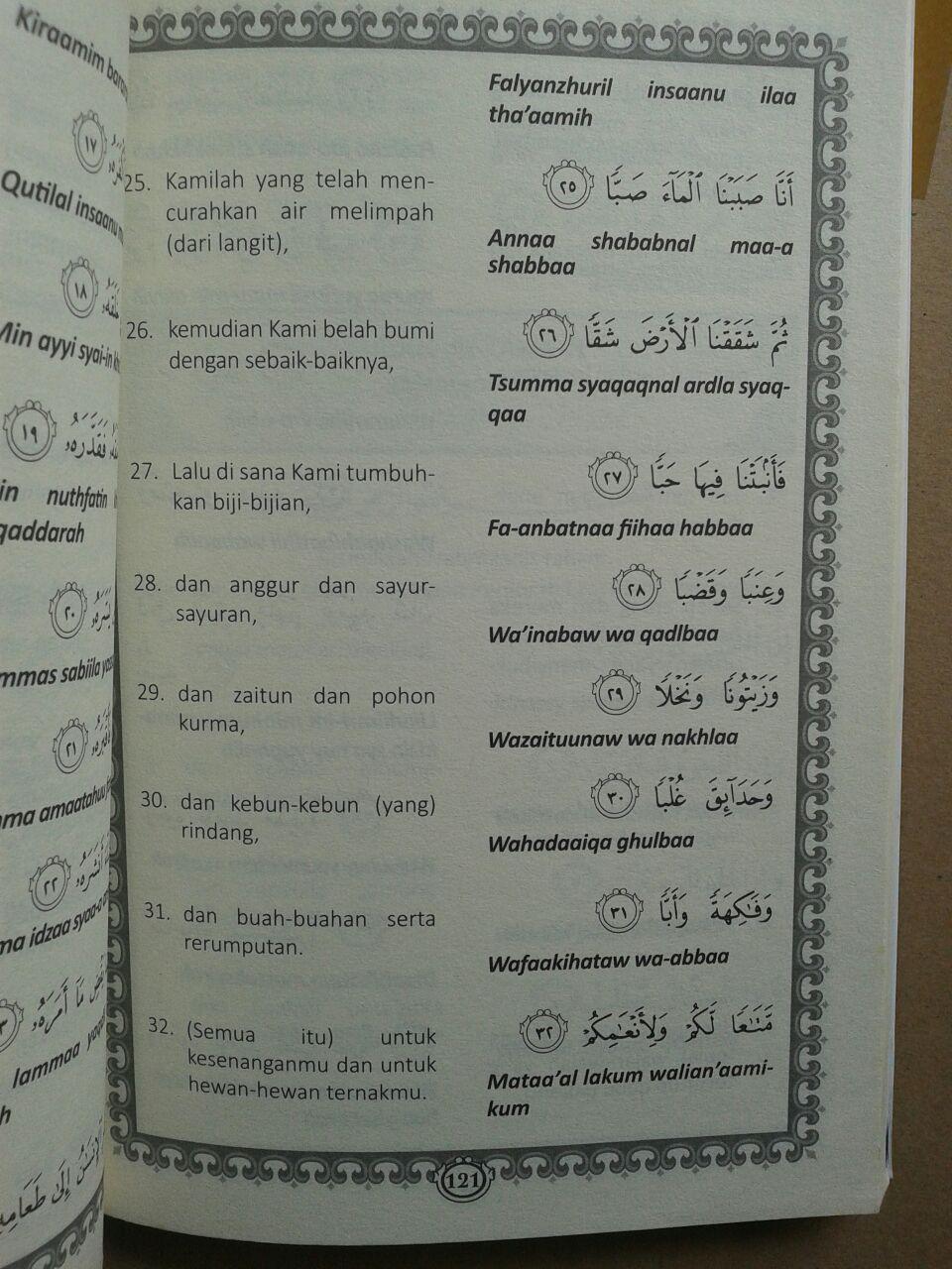 Buku Kilat Dan Kuat Hafal Al-Qur'an Terjemah Juz Amma Tajwid isi 4