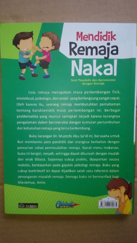 Buku Mendidik Remaja Nakal Seni Mendidik Dengan Remaja cover 2