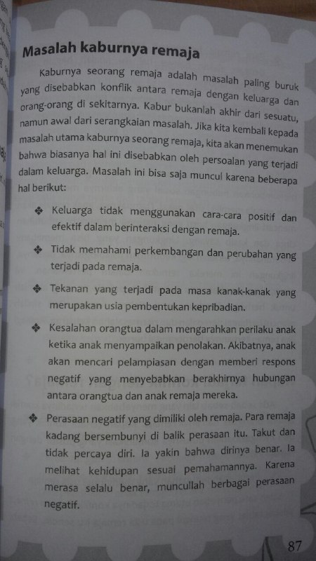 Buku Mendidik Remaja Nakal Seni Mendidik Dengan Remaja isi