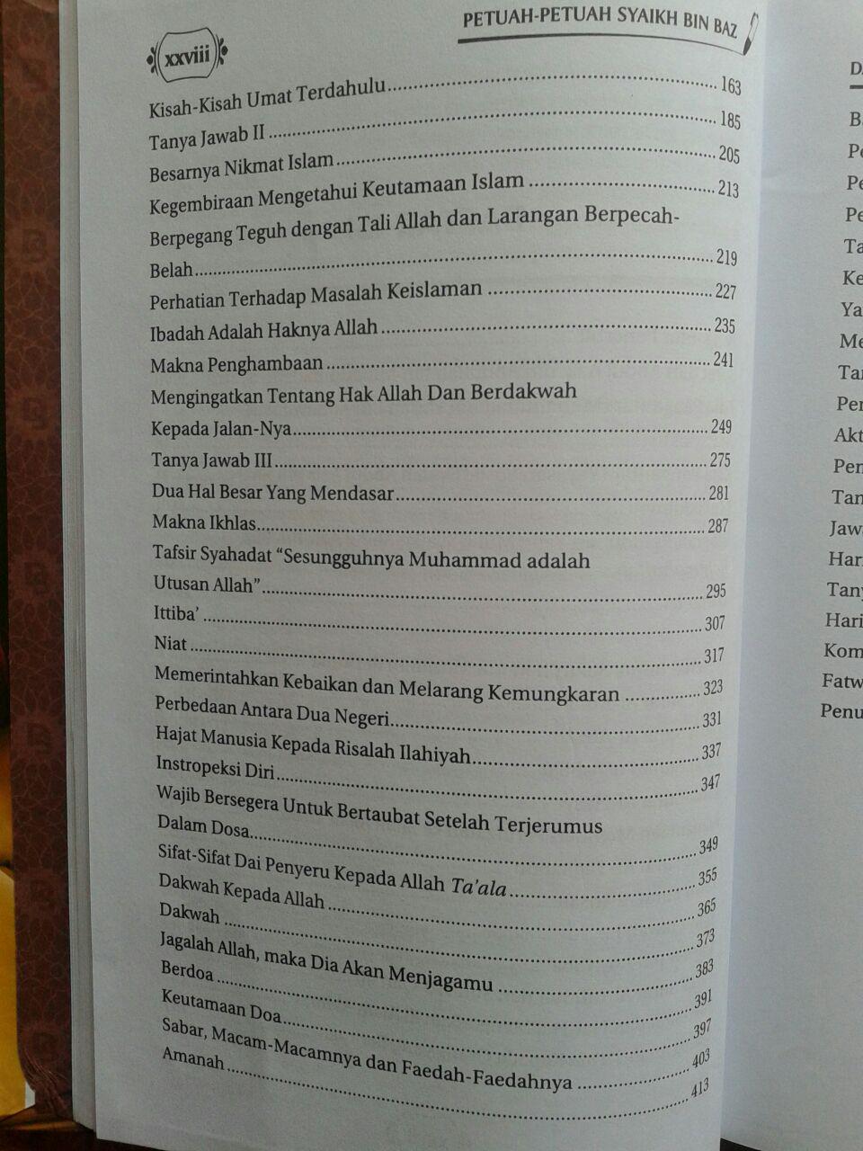 Buku Petuah-Petuah Syaikh Bin Baz isi 5