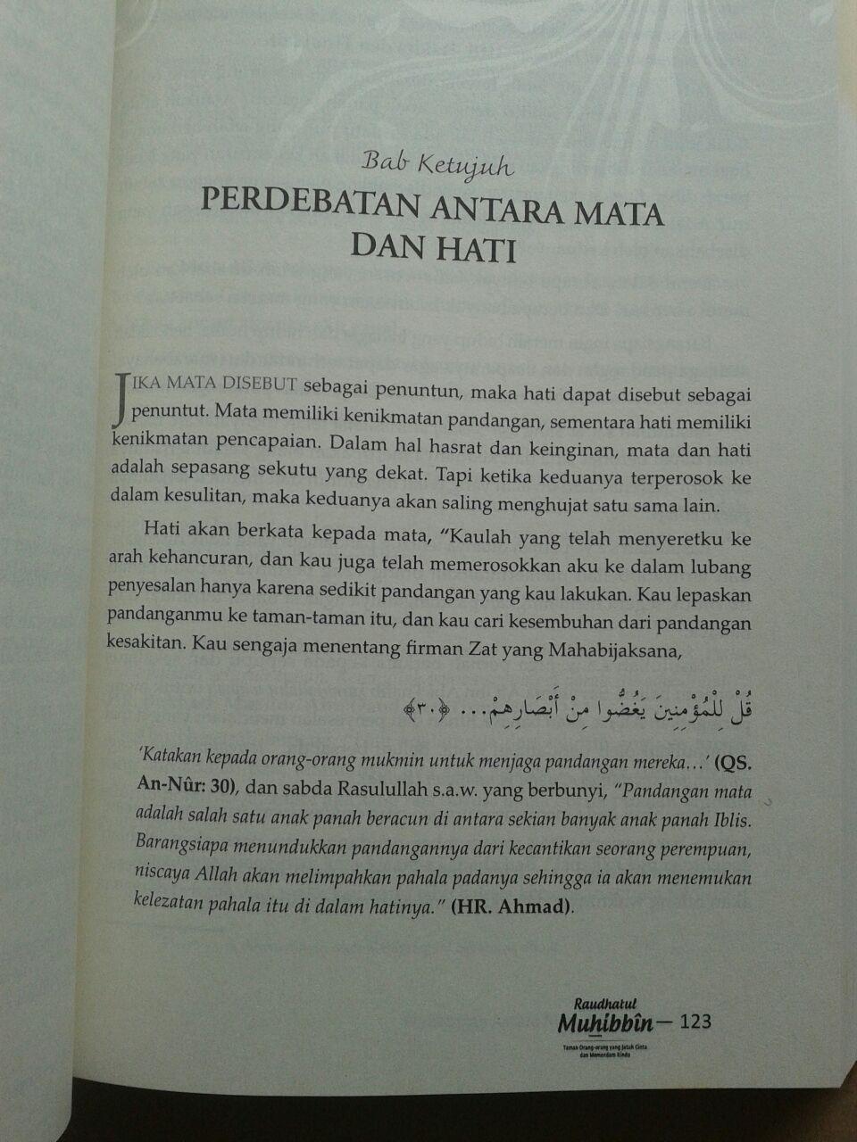 Buku Raudhatul Muhibbin Taman Orang-Orang Jatuh Cinta isi 2