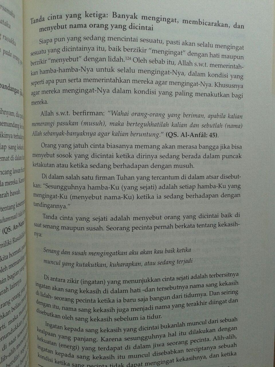 Buku Raudhatul Muhibbin Taman Orang-Orang Jatuh Cinta isi