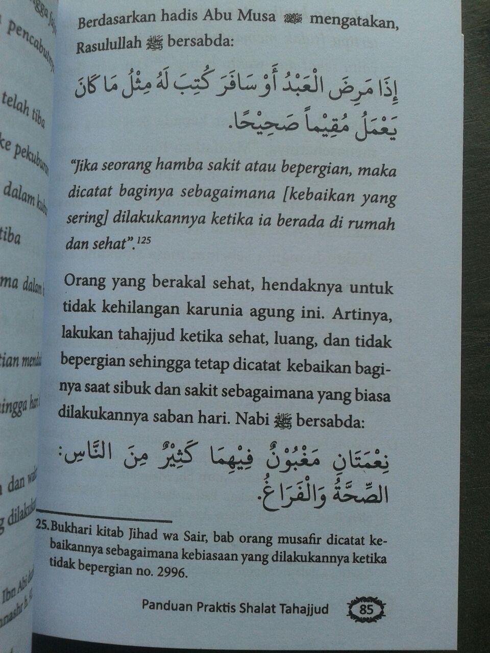Buku Saku Panduan Praktis Shalat Tahajjud isi