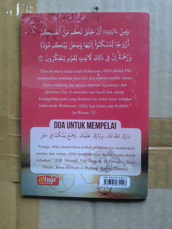 Buku Saku Tuntunan Pernikahan Islami Sesuai Ajaran Nabi cover 2