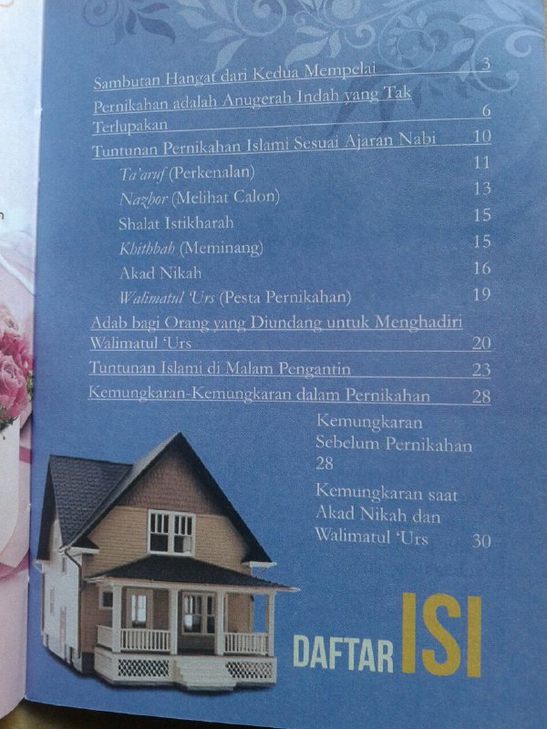 Buku Saku Tuntunan Pernikahan Islami Sesuai Ajaran Nabi isi 3