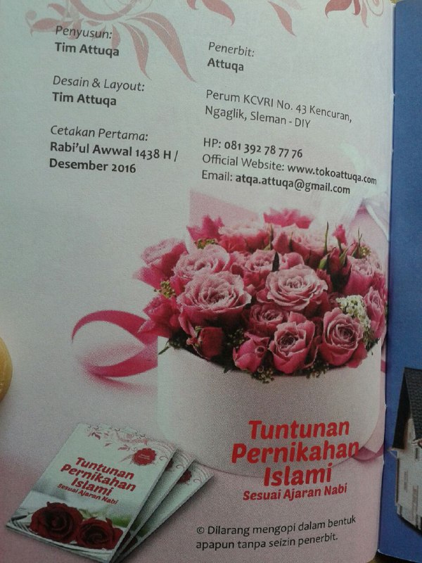 Buku Saku Tuntunan Pernikahan Islami Sesuai Ajaran Nabi isi 4