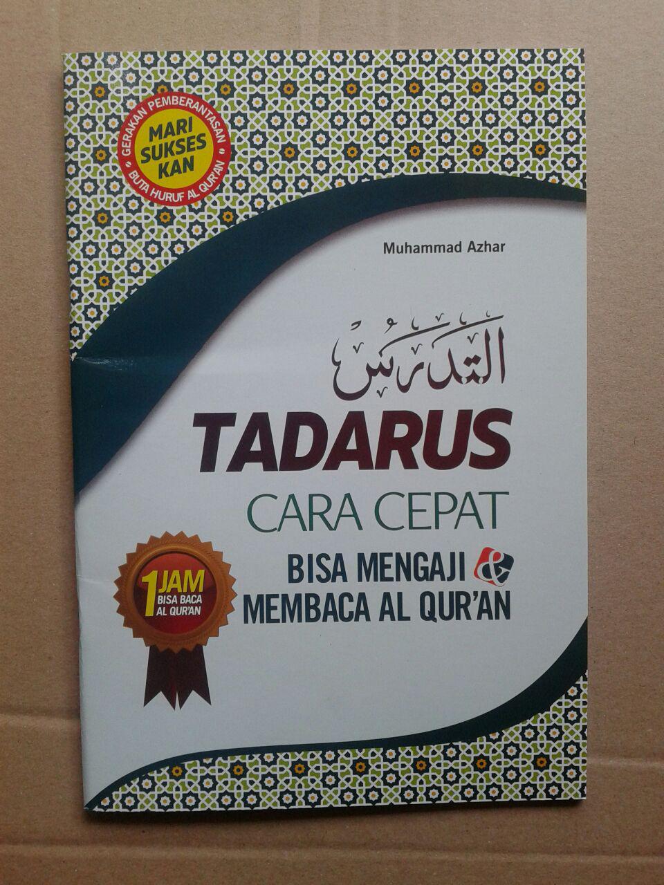 Buku Tadarus Cara Cepat Mengaji Membaca Al-Quran 1 Jam cover