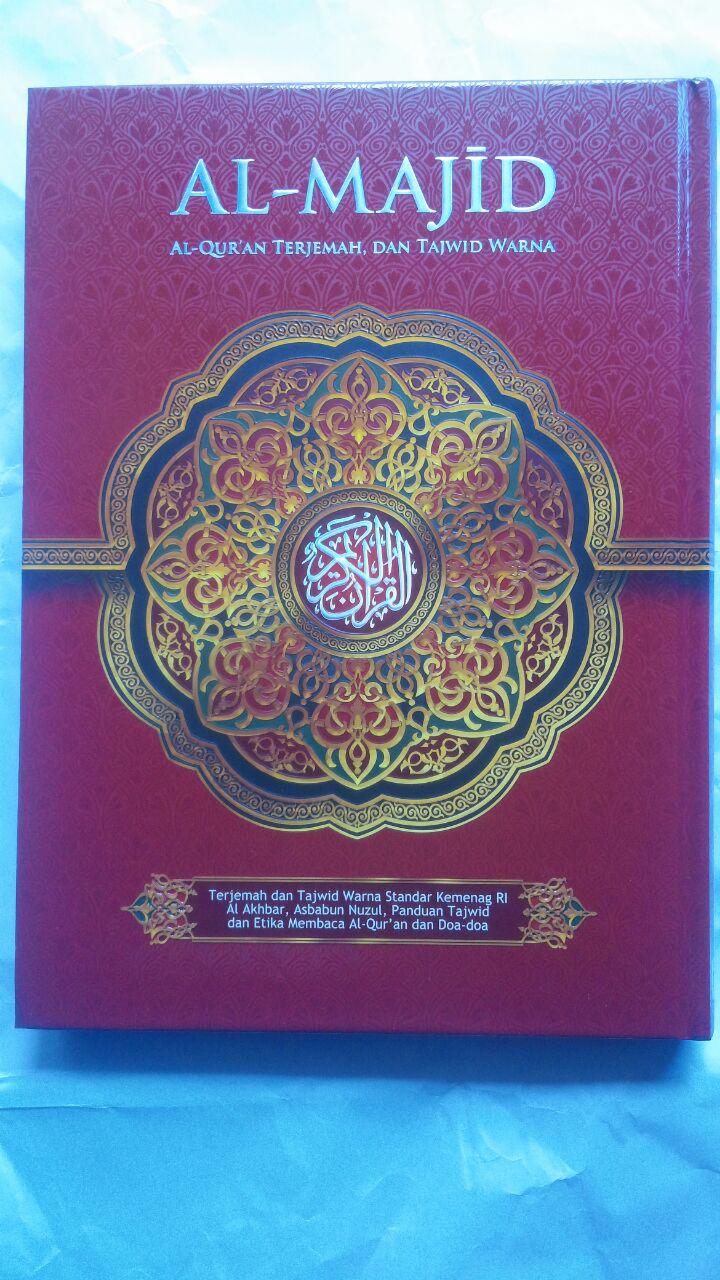 Al-Quran Terjemah Dan Tajwid Warna Al-Majid Ukuran A4 105,000 15% 89,250 cover