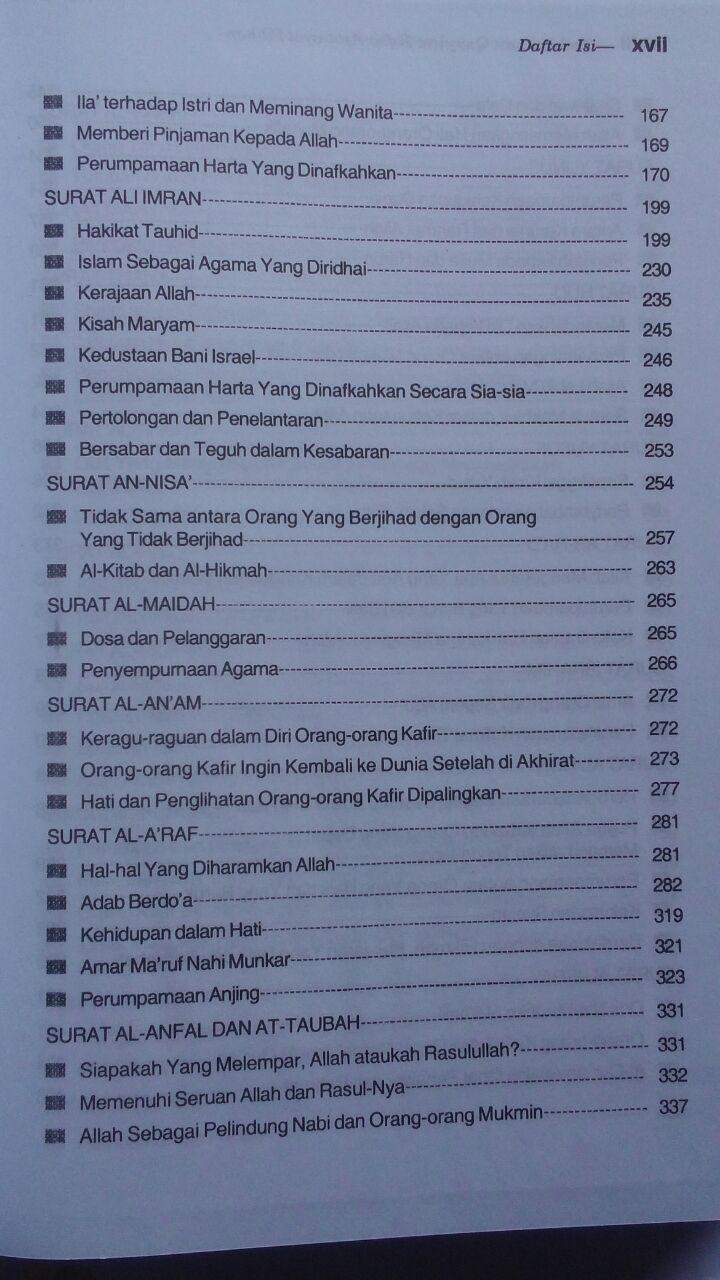 BK2788 Buku Tafsir Ibnu Qayyim Tafsir Ayat-Ayat Pilihan 120.000 20% 96.000 Darul Falah isi 3