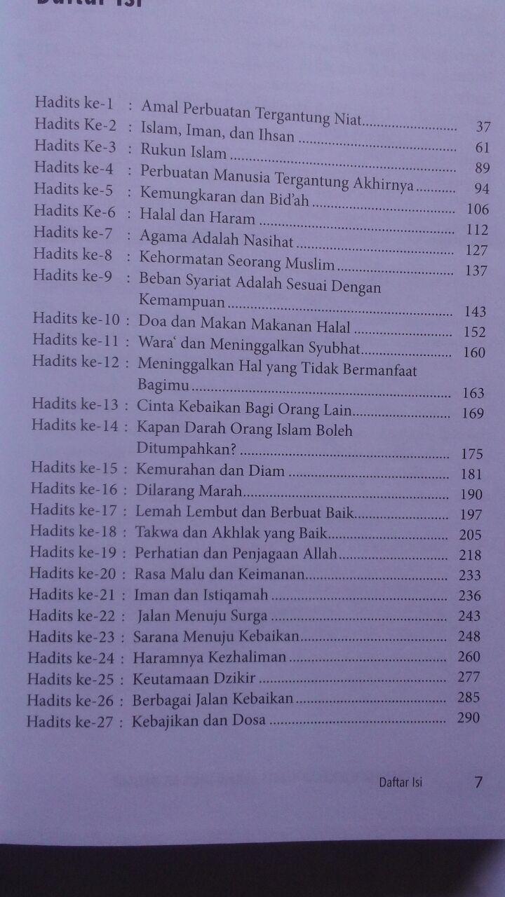 BK2790 Buku Penjelasan Lengkap Hadits Arbain Imam An-Nawawi 80.000 20% 64.000 Al-Wafi Publishing isi 2