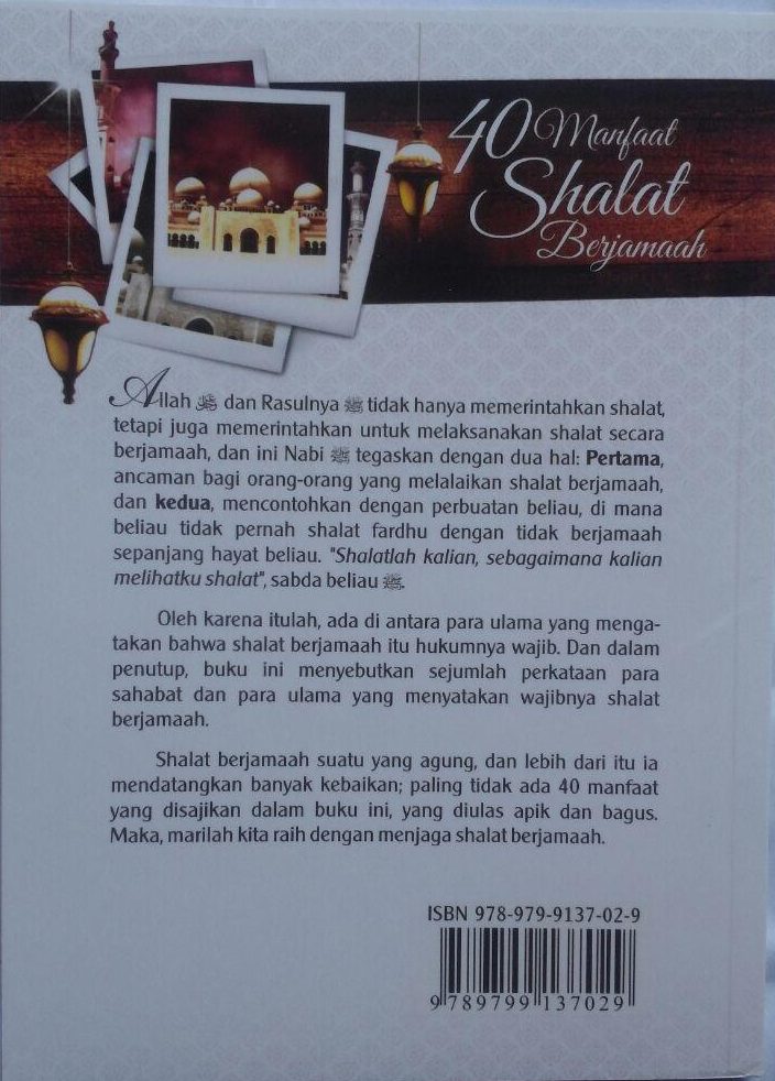 Buku 40 Manfaat Shalat Berjamaah 15.000 15% 12.750 Darul Haq cover 2