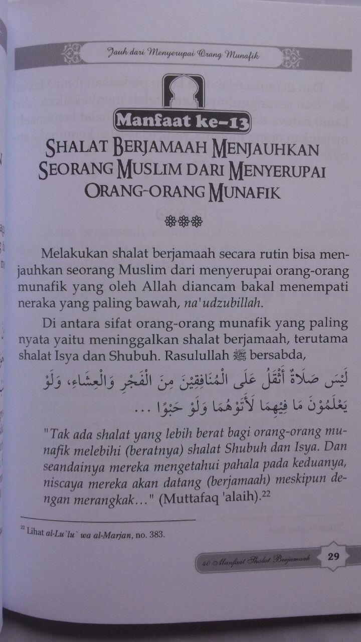 Buku 40 Manfaat Shalat Berjamaah 15.000 15% 12.750 Darul Haq isi 2