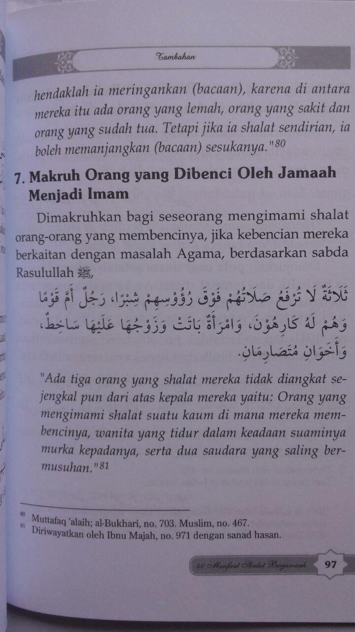 Buku 40 Manfaat Shalat Berjamaah 15.000 15% 12.750 Darul Haq isi