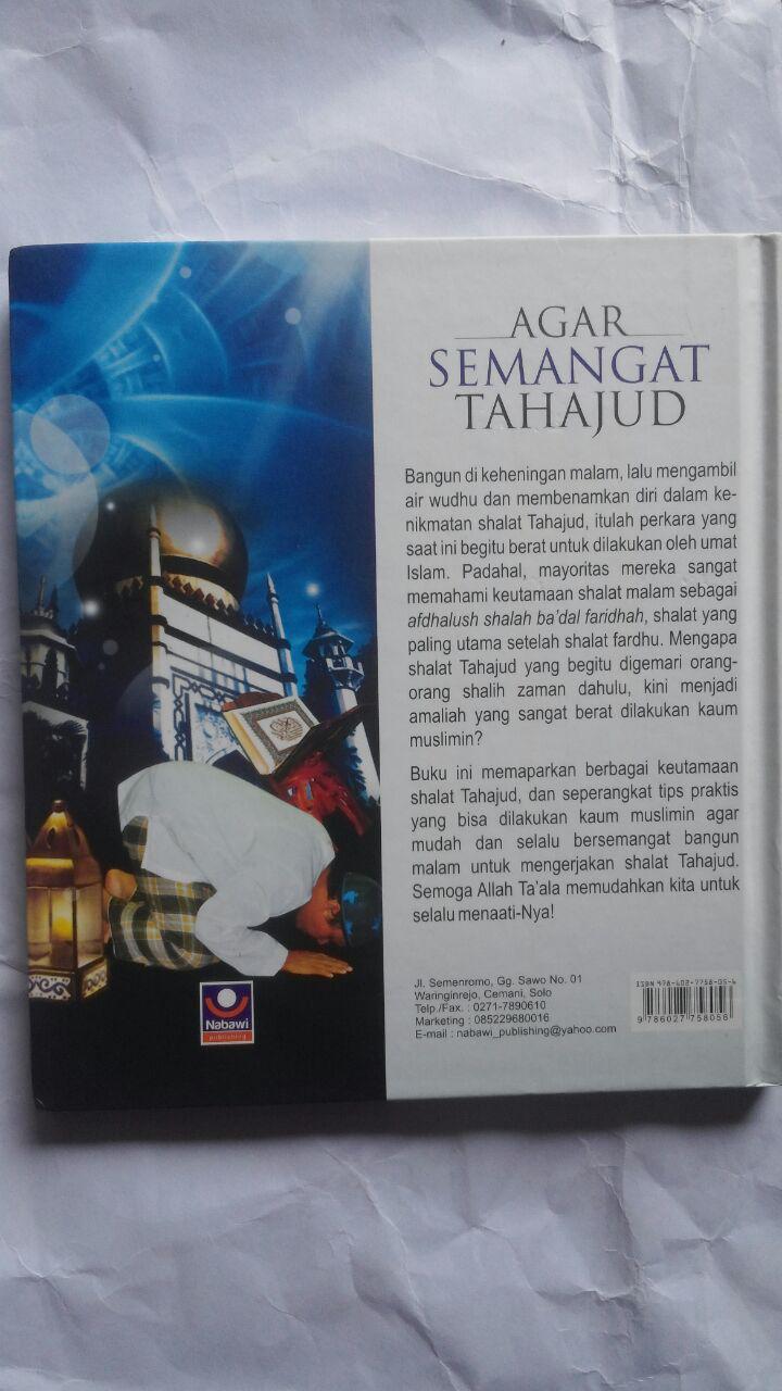 Buku Agar Semangat Tahajud Bagaimana Solusinya 25.000 15% 21.250 Nabawi Publishing Syaikh Wahid Abdus Salam Bali cover