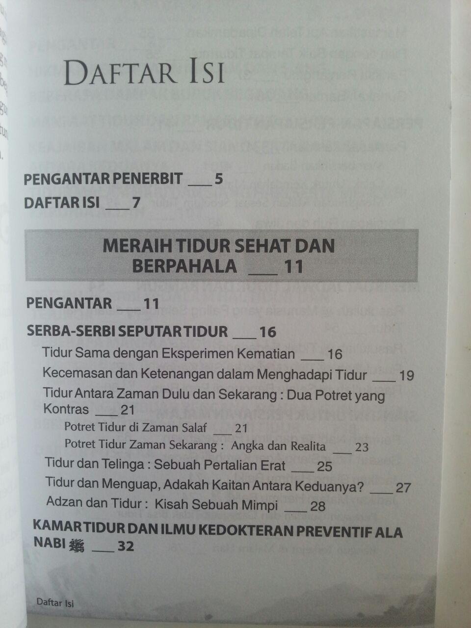 Buku Agar Tidurmu Berpahala Dan Menyehatkan Jiwa Raga isi 2