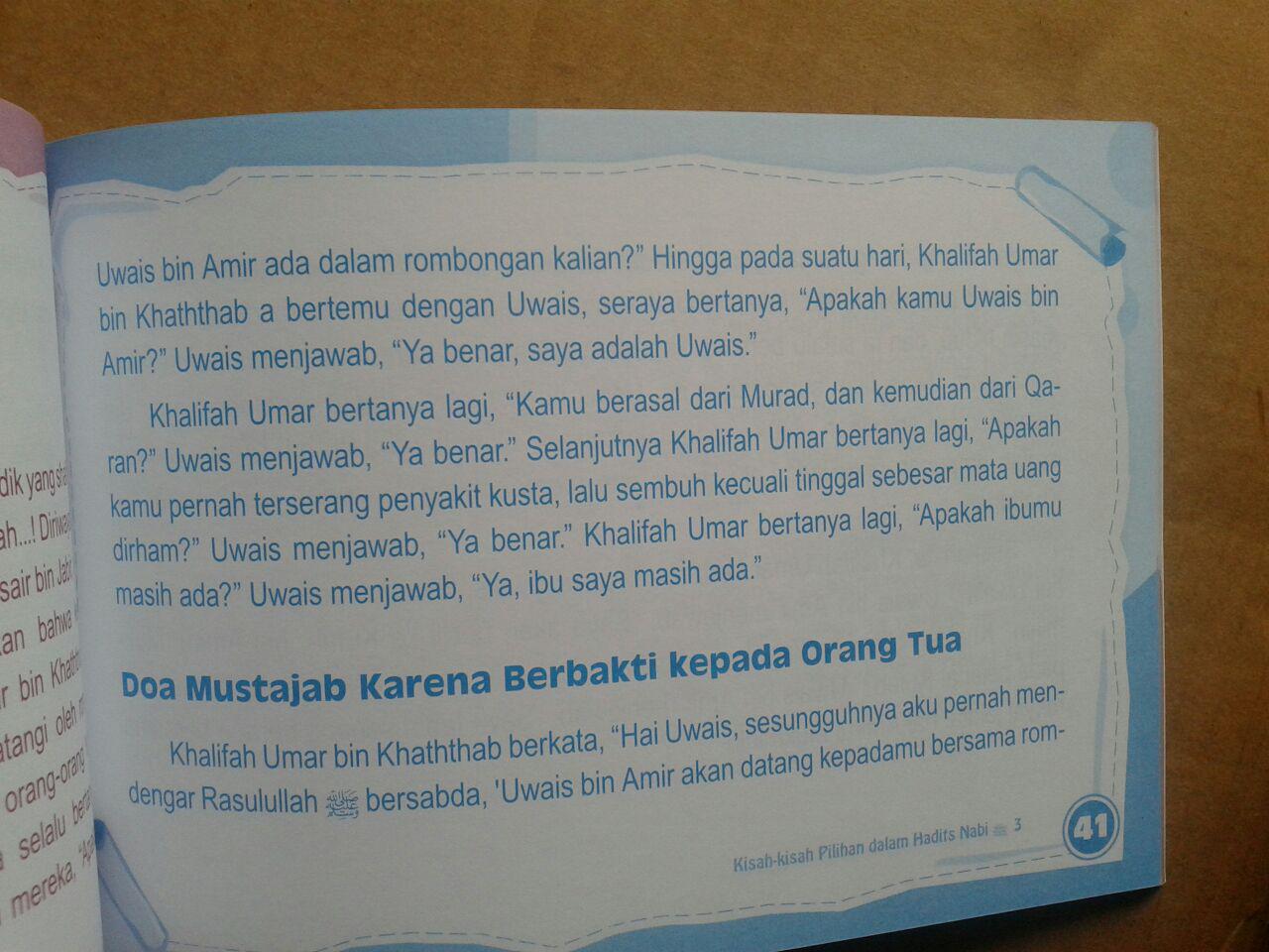 Buku Anak Kisah-Kisah Pilihan Dalam Hadits Nabi Jilid 3 isi