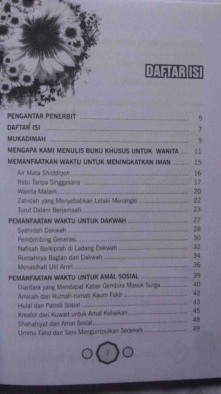 Buku Aplikasi Manajemen Waktu Wanita 26.000 15% 22.100 Multazam Dr. Jasim Muhammad Badr isi 3