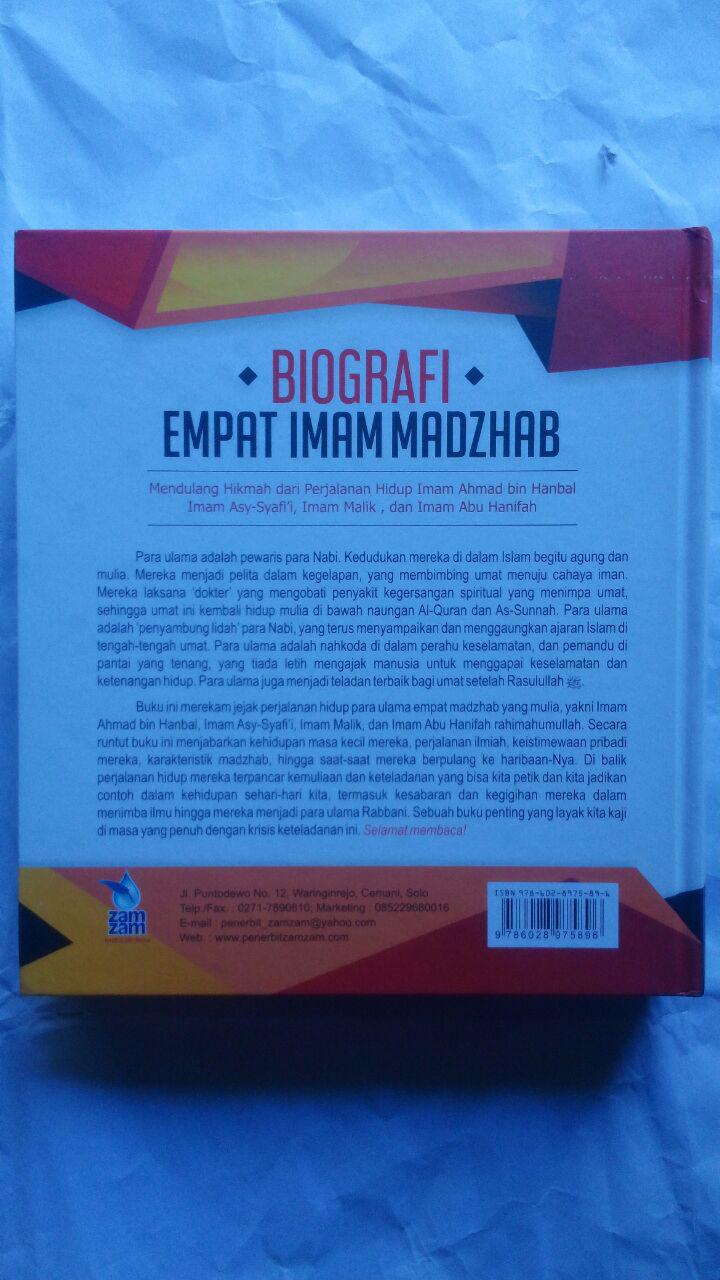 Buku Biografi Empat Imam Mazhab Mendulang Hikmah Perjalanan 160.000 20% 128.000 Zam Zam Dr. Thariq As-Suwaidan cover